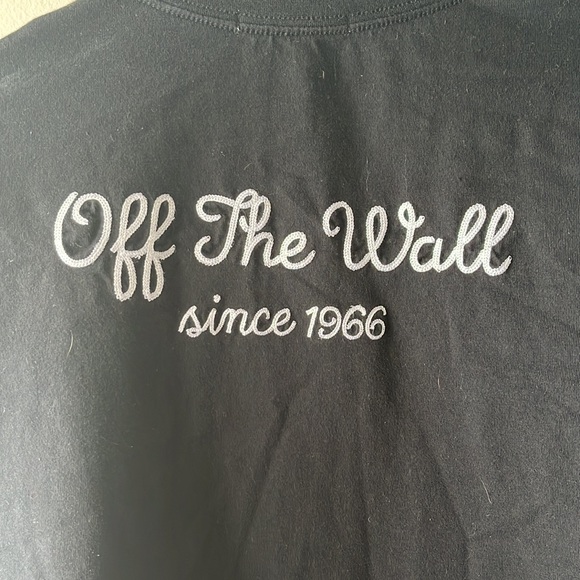 • Vans Off The Wall Long Sleeve Black Shirt - Picture 5 of 7